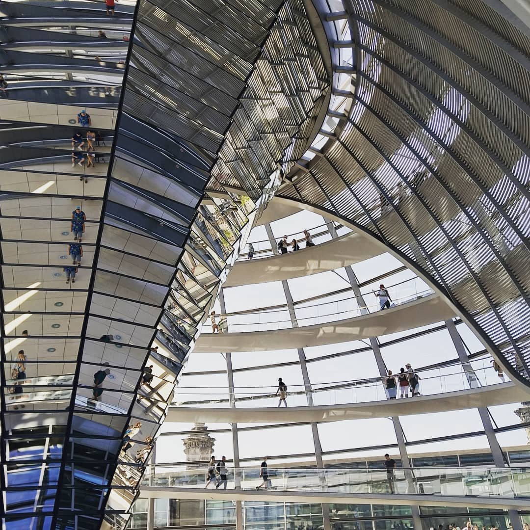 Inside Reichstag Dome