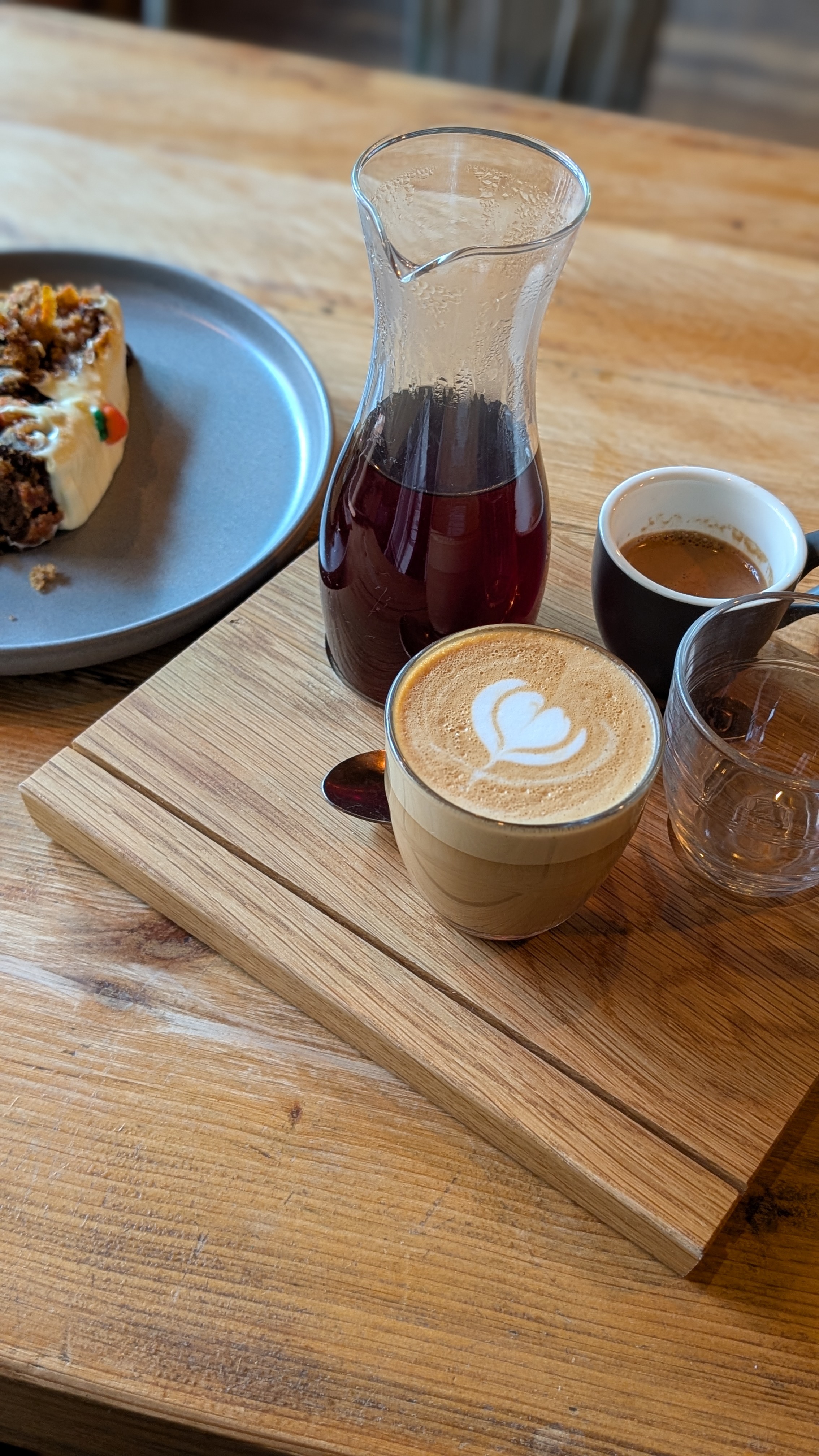 Coffee tasting board