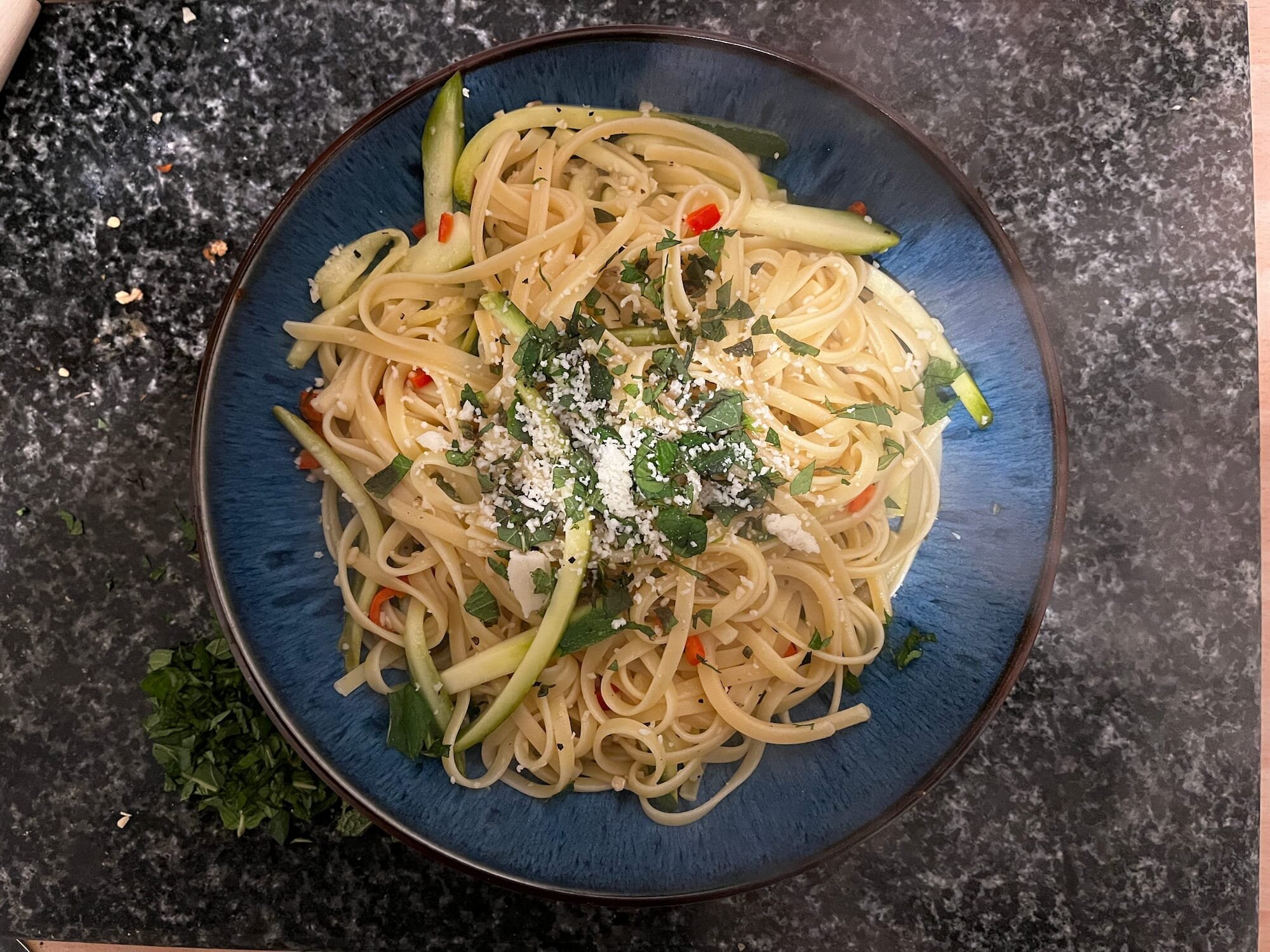 Courgette, Chilli & Lime Linguine