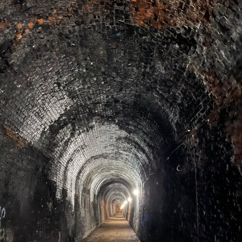 Inside Glenfield tunnel