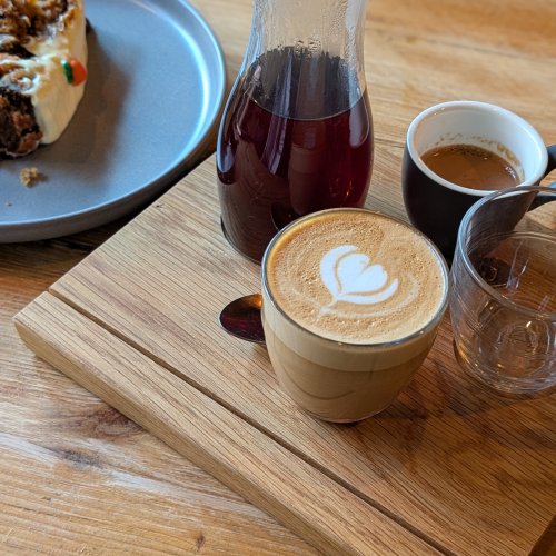 Coffee tasting board