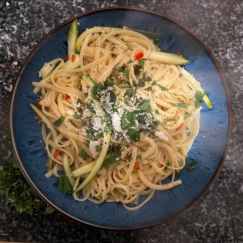 Courgette, Chilli & Lime Linguine